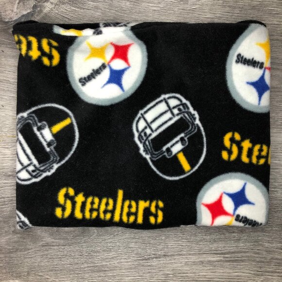 NFL Pittsburgh Steelers neck gaiter neck warmer fleece Scarf Tube Earmuff Gator - Picture 1 of 9